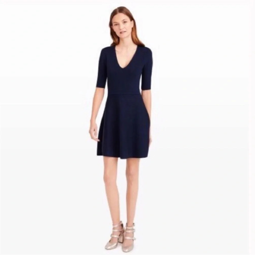 NWOT CLUB MONACO LURELLE METALLIC SWEATER DRESS
